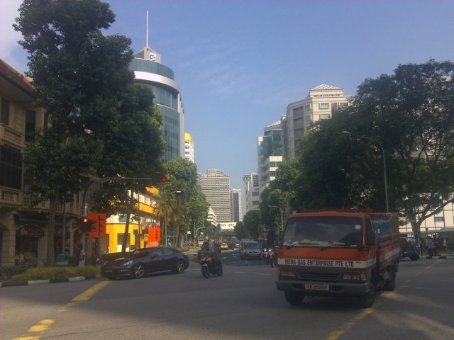 Look at the blue sky!