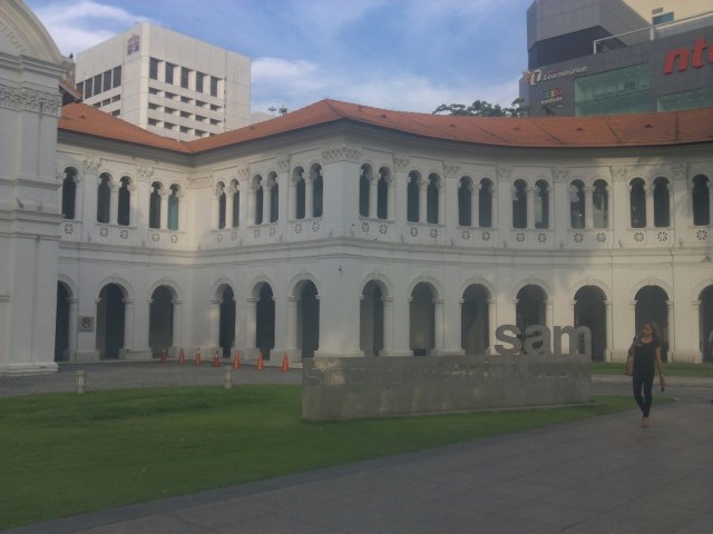 Singapore Art Museum (SAM) tampak depan