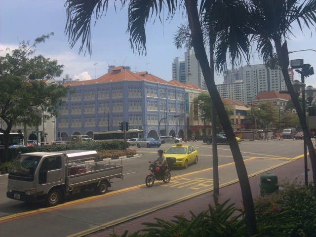 Gedung yang menarik di Eu Tong Sen Street