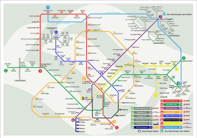 SMRT Map (originally from smrt.com.sg)