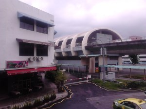 You can see the railway from the window