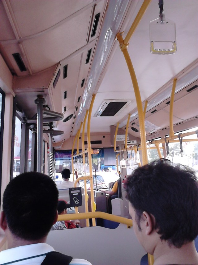 Inside the Rapid Penang bus