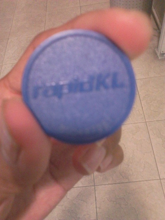 The RapidKL (LRT and monorail) coin