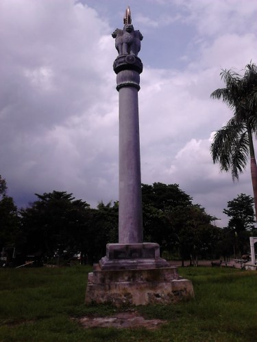 Sebuah tugu singa yang aku tak tahu apa maknanya