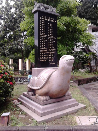 Patung Kura-Kura di Vihara Buddhagaya