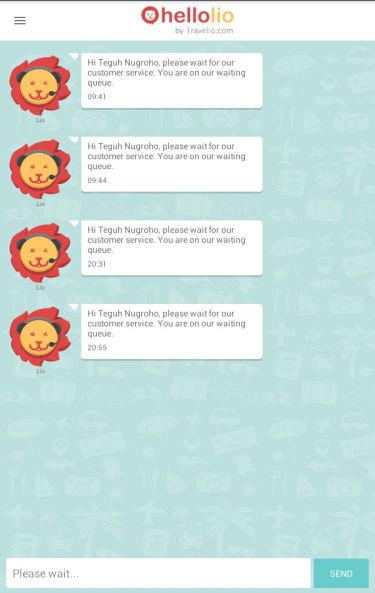 Duh, mbaknya laris banget, sampai harus nunggu dulu.