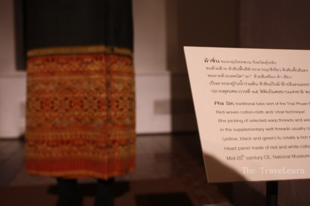 Pha Sin, one of Thai traditional costumes - Bangkok National Museum