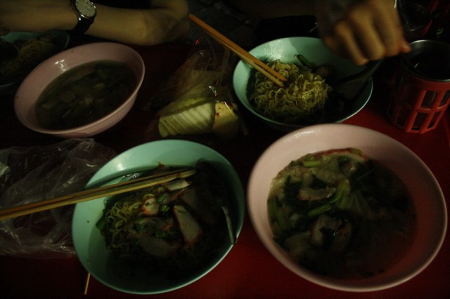 Our dinner: Thai Pork Noodle