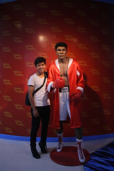 With "Muhammad Ali" at Siam Paragon, Bangkok