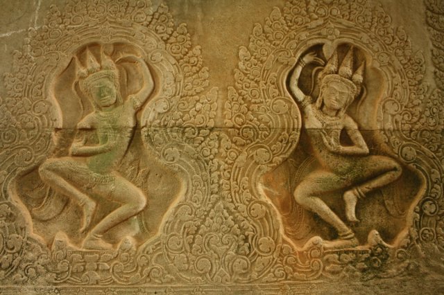 A relief at Angkor Wat, Siem Reap