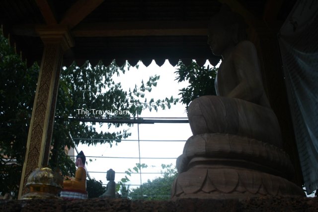 A Buddha image at Wat Thmey, Siem Reap