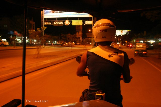 Taking a tuk-tuk to Phearun's