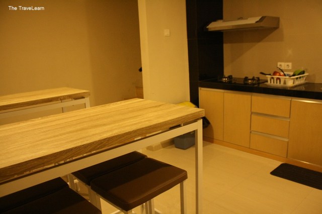 A kitchen at the corner