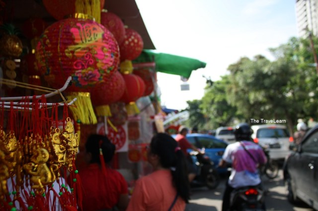 The busy Pancoran Street