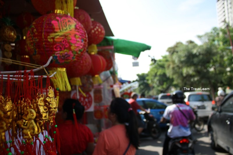 The busy Pancoran Street