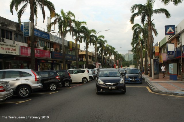 Suasana Jalan Bangsar di sore hari