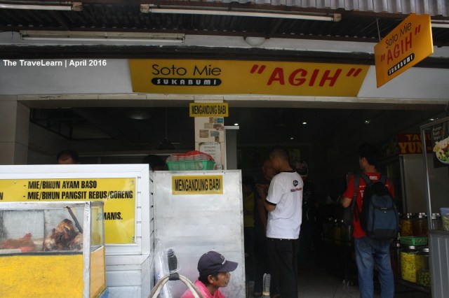 Soto Mie Agih khas Sukabumi, Bogor