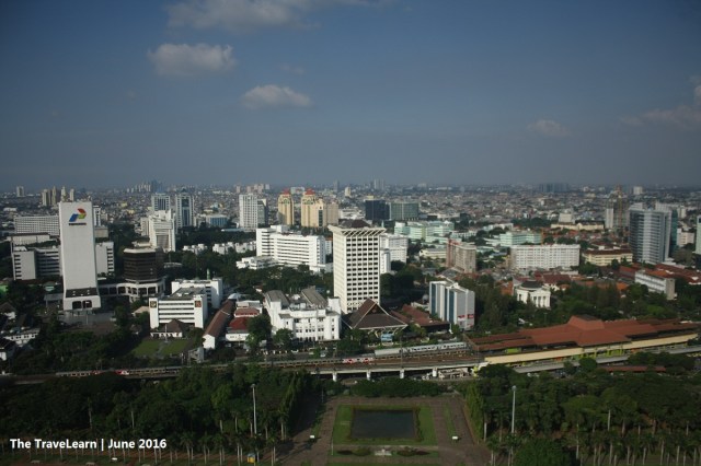 View from the top of Monumen Nasional (Monas), Jakarta