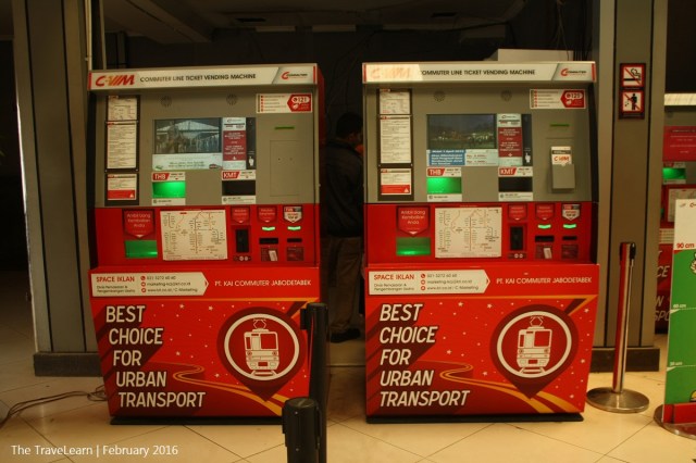 Ticketing machine, Sudirman Station