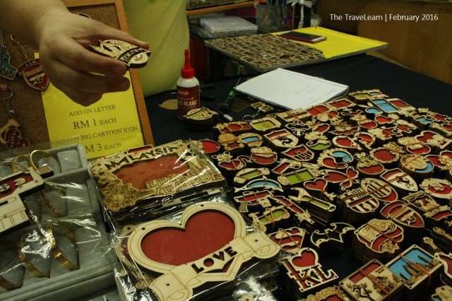 Customized key chain at Petaling Street