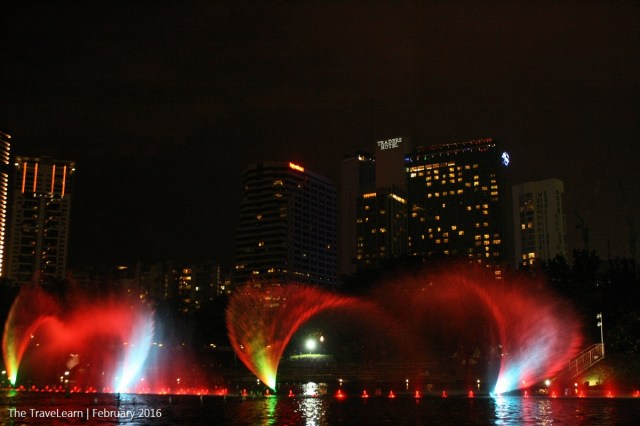 Dancing Fountain at Suria KLCC Park Kuala Lumpur