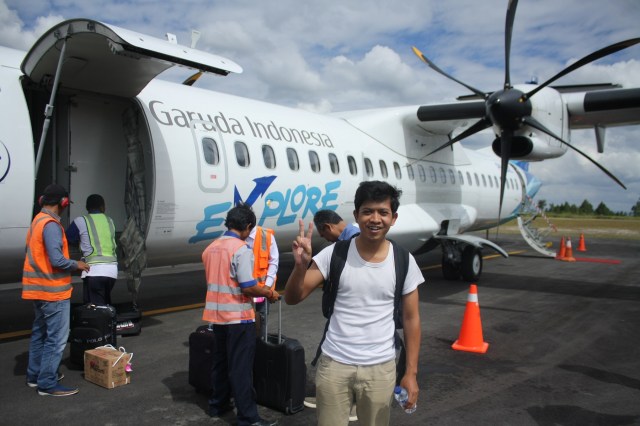 Arrived at Silangit Airport, Tapanuli Utara
