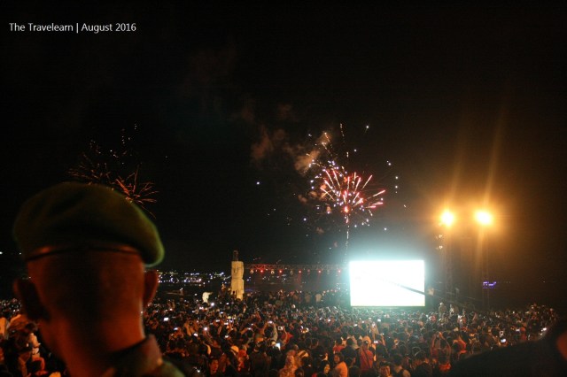 Closing by the fireworks