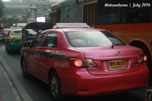 naik taksi di Bangkok, Thailand