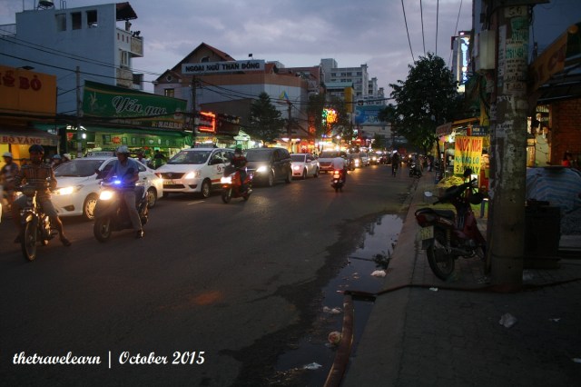 naik taksi di Ho Chi Minh City, Vietnam