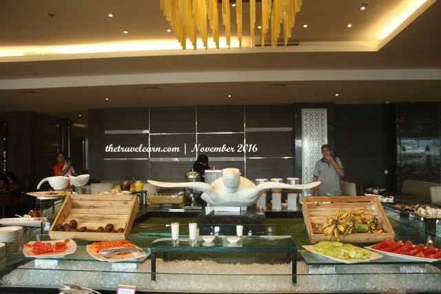 Meja menu (lagi) di Hotel Grand Tjokro Bandung